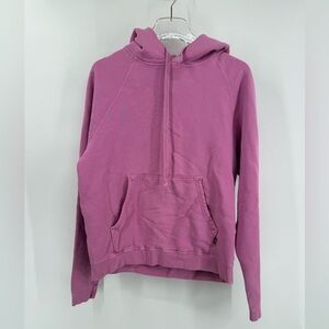 FREE CITY Pink COTTON HOODIE size 1 - small